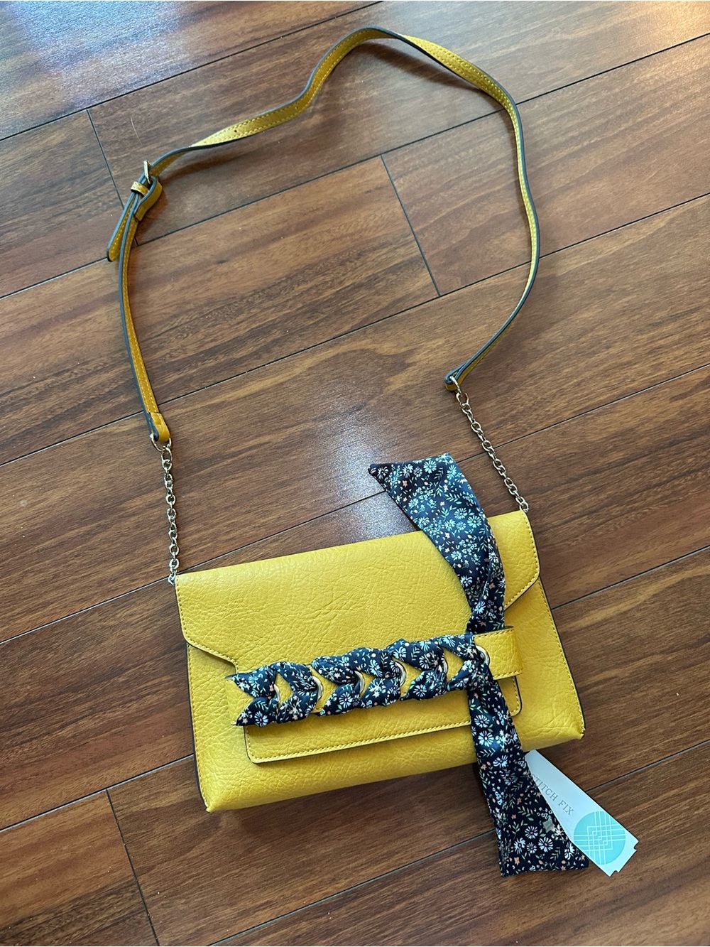 Market & Spruce Prue clutch with scarf detail